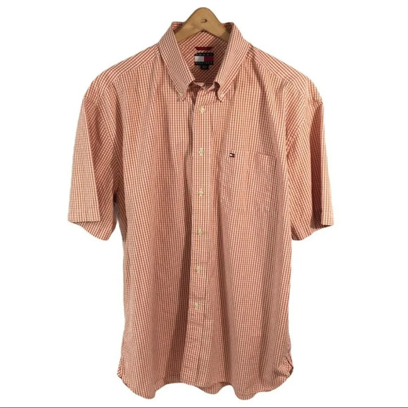 Tommy Hilfiger Other - BF518 Tommy Hilfiger Short Sleeve Button Down Shirt XL